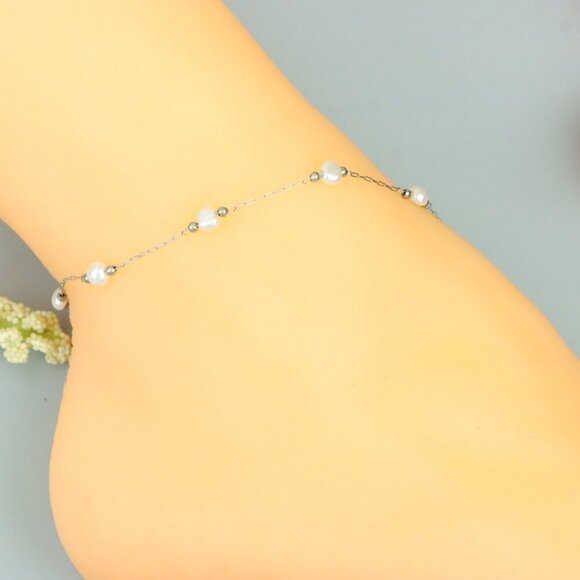 "Handmade Anklet – A Stylish Choice for Women, Thoughtful Gift Idea, EVCH1148 - Picture 1 of 10